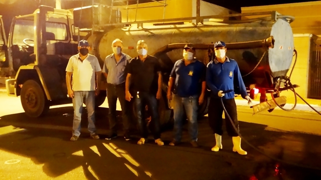 Aparecida D’Oeste reforça limpeza pública como forma de sanitizar locais do município