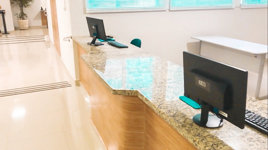 A recepção também foi remodelada