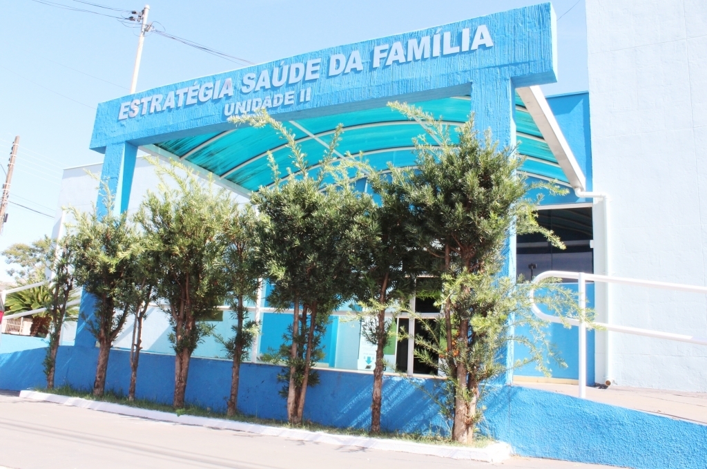 Entrada principal do posto de saúde
