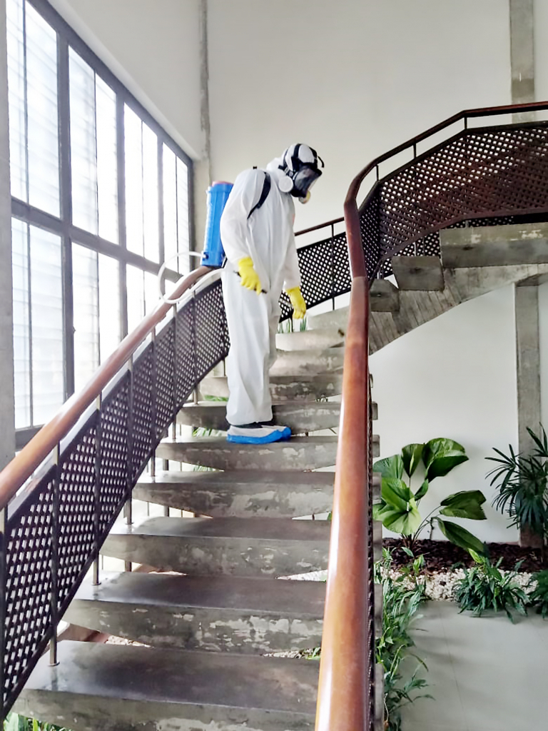 A empresa fez a sanitização em Magda, cidade localizada a 77 quilômetros de Jales