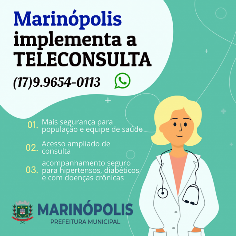 Teleatendimento amplia acesso a consultas em Marinópolis