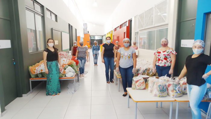 : Entrega realizada na EMEI Mariza de Oliveira Vono