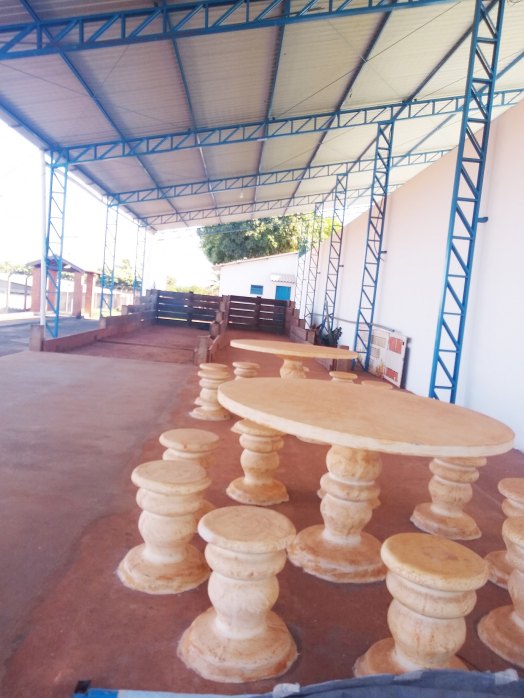 Campo de Bocha e Malha, agora com mesas e bancos