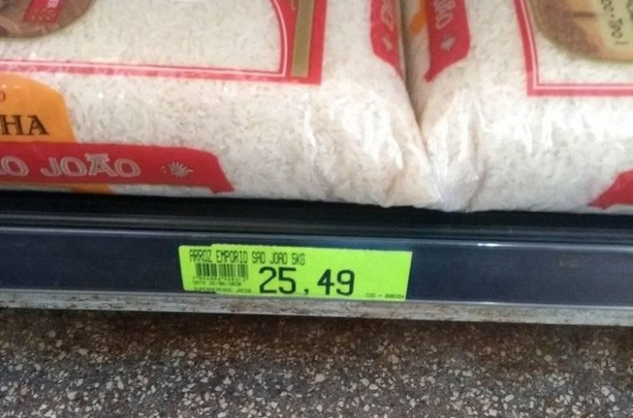 Arroz e feijão estão entre as principais denúncias de preços abusivos recebidas pelo Procon de Jales