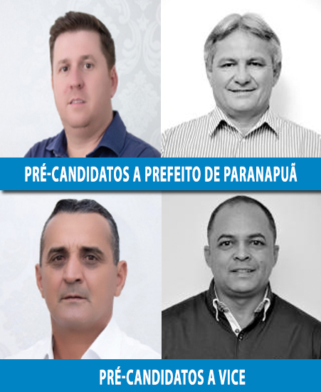 Respectivamente, do lado superior, Juninho Pinatto e Sérgio Polarini. Abaixo, seus vices: Marronzinho e Rolemã