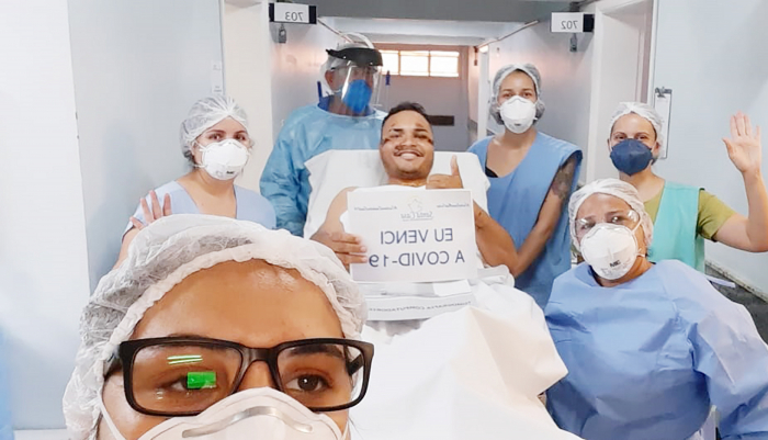 Santa Casa de Misericórdia de Jales: mais dois pacientes recebem alta da ala de Síndromes Gripais