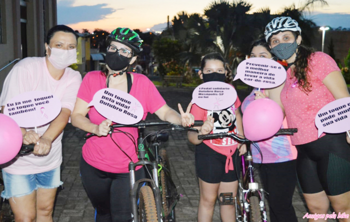 Pedal solidário “Outubro Rosa” mobiliza ciclistas de Mesópolis e região