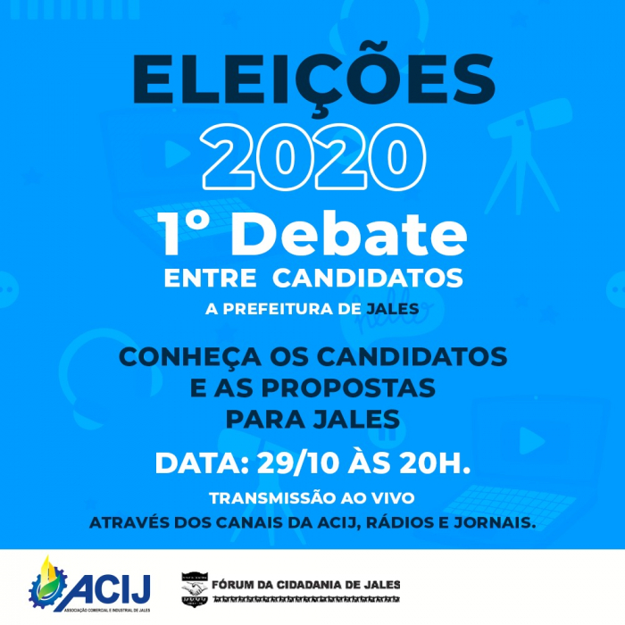 Primeiro debate eleitoral em Jales será na próxima quinta-feira