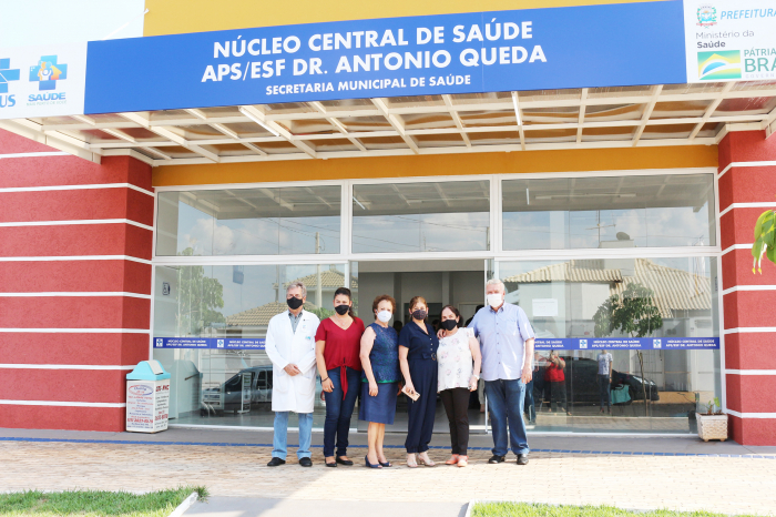 A família do homenageado, Dr. Antonio Queda