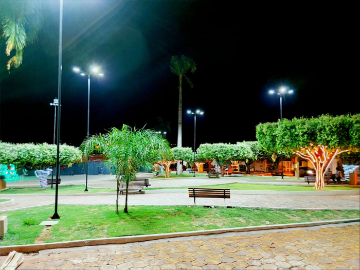 A nova praça também ganhou destaque