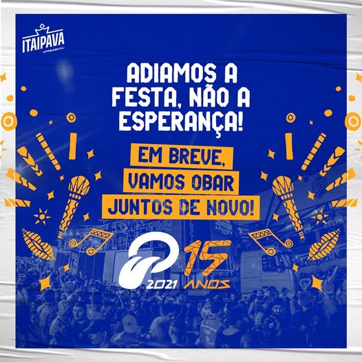 Oba Festival é adiado para julho devido à pandemia de covid-19