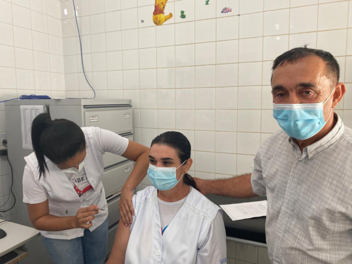Enf. Juliana, Dulcineia e prefeito Sisinio