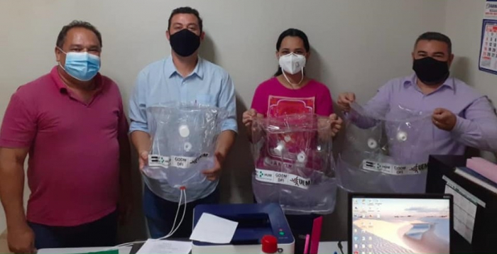 A Universidade de Medicina de Maringá-PR, doou capacetes Elmo para a cidade