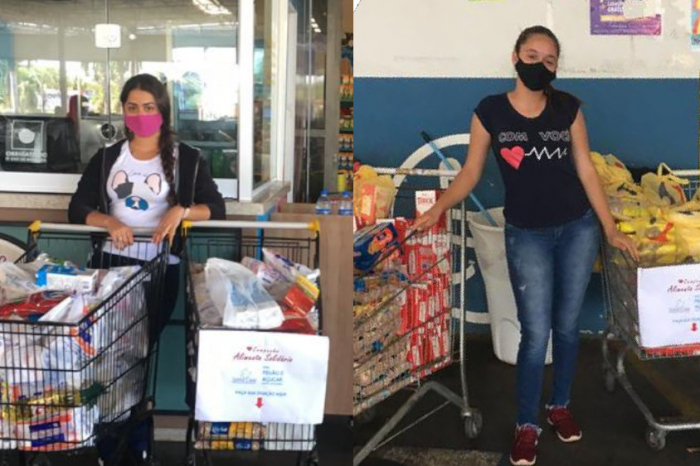 Santa Casa de Misericórdia de Jales realiza Campanha "Alimento Solidário" na entrada de supermercados