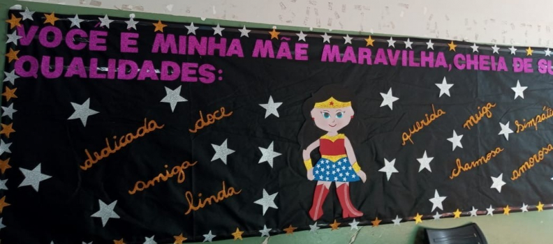 Surpresa na entrada da Unidade Escolar