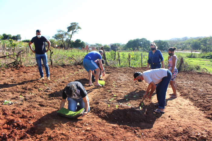 Capacitação aos moradores do Jardim do Bosque que vão cultivar uma horta urbana do Projeto Jardim que Alimenta
