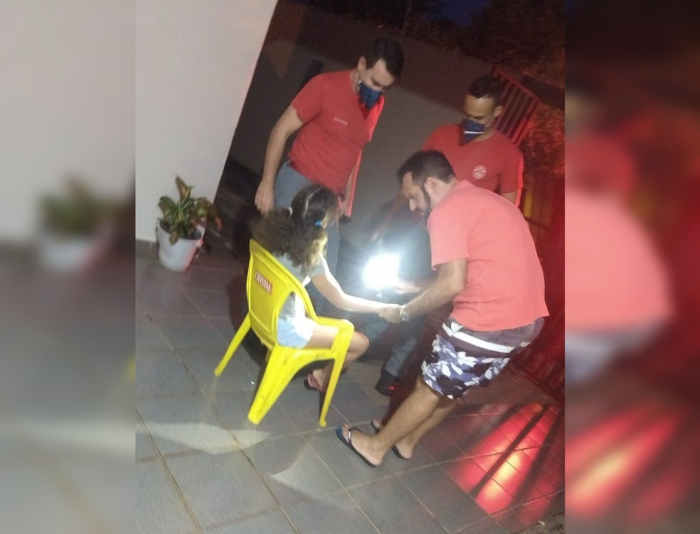 Registro feito durante atendimento do Corpo de Bombeiros - Foto: Arquivo Pessoal