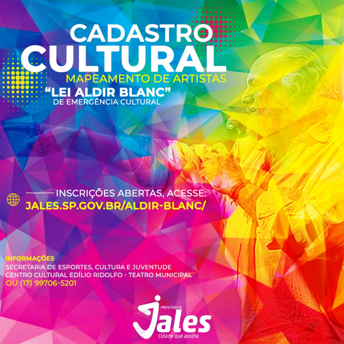 Prefeitura de Jales inicia na segunda-feira, 28, período de cadastro para mapear artistas do município