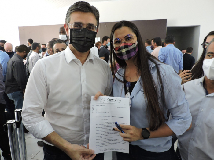 Santa Casa de Jales Captação de Recursos entrega ofícios para vice-governador Rodrigo Garcia e representantes parlamentares