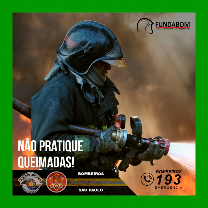 Corpo de Bombeiros e Prefeitura alertam a população na semana em que é comemorado o Dia do Bombeiro