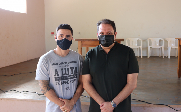 O prefeito Luis Henrique Moreira participou do encontro com o deputado estadual Delegado Bruno Lima em Jales