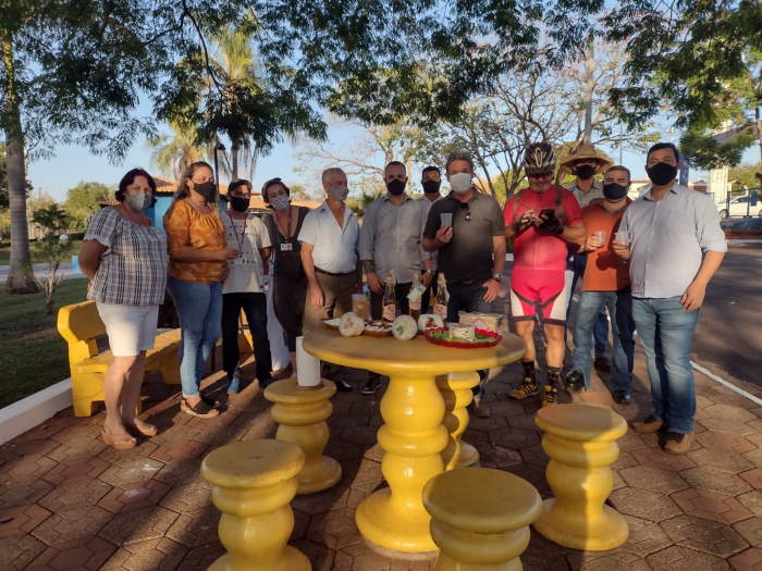 Santa Albertina recebe equipe do Governo de SP para captar imagens de pontos turísticos do município