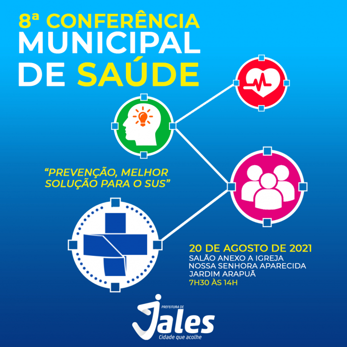 8ª Conferência Municipal de Saúde será no dia 20 de agosto em Jales