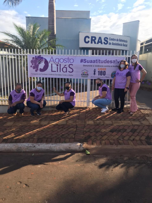 CRAS de Santa Salete realiza campanha de combate à violência contra mulher e comemora dia dos pais