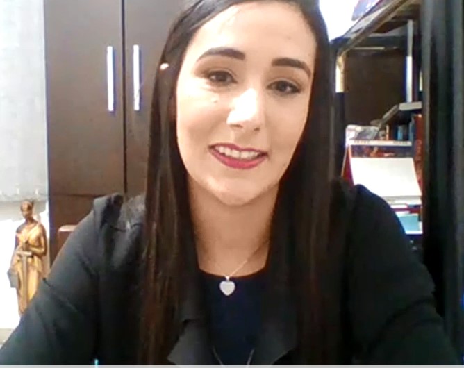 Gabriela Medina Garé, ministrou sobre tema “Felicidade e bem estar”