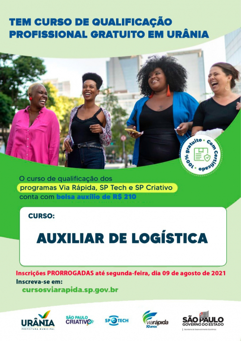 Governo de SP prorroga inscrições de curso gratuito com bolsa-auxílio para moradores de Urânia