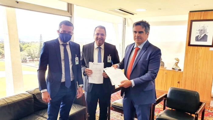 Prefeito de Jales é recebido pelo Ministro Ciro Nogueira e pede a permanência da Polícia Federal no município