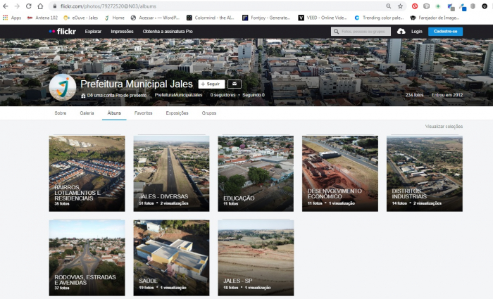 Secretaria de Comunicação de Jales disponibiliza centenas de fotos da cidade no site oficial da Prefeitura