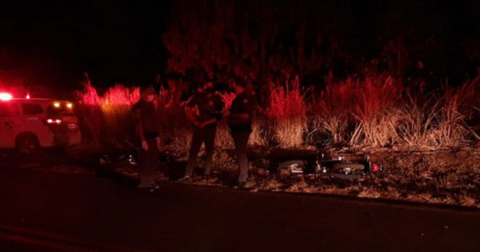 Jovem morre após perder o controle de motocicleta