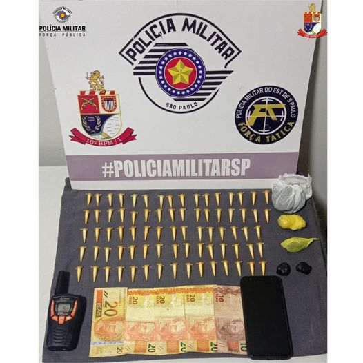 Em Votuporanga, dois traficantes são detidos pela polícia