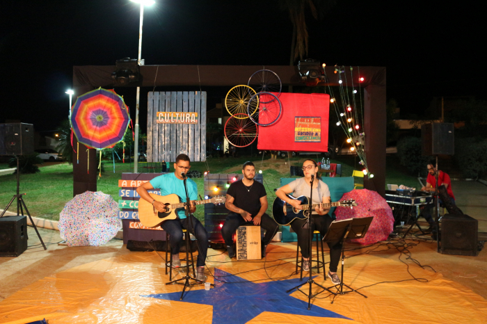 A apresentação musical foi um dos pontos altos da noite