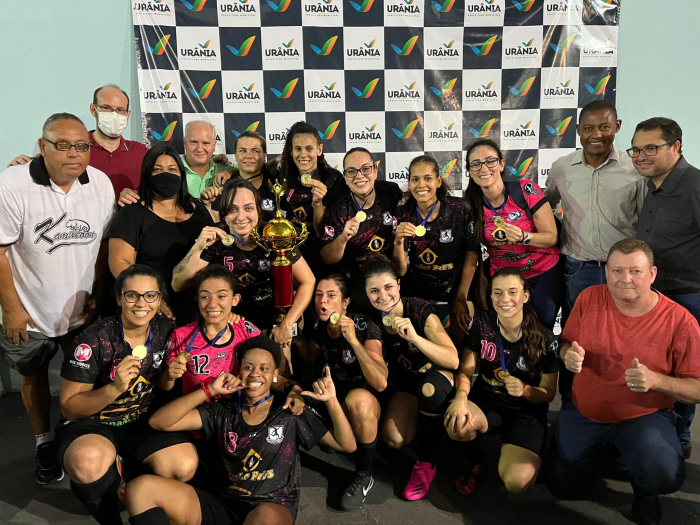 Equipe de Urânia se consagrou campeã na modalidade Futsal Feminino