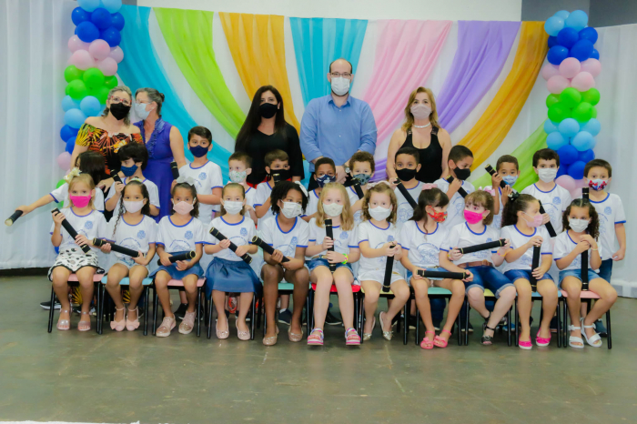 Alunos do Pré II – A, da professora Sueli