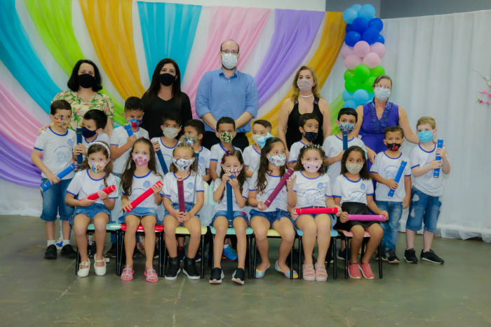 Alunos do Pré II – C, da professora Angelita