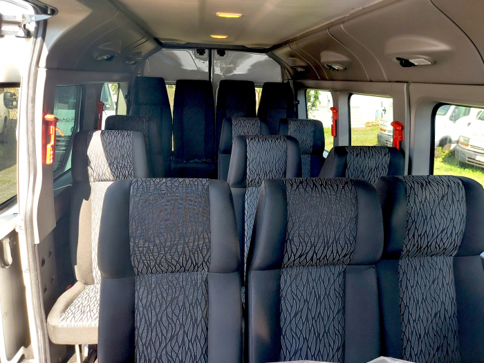 Duas novas vans chegaram no fim de semana para reforçar o transporte de pacientes do município
