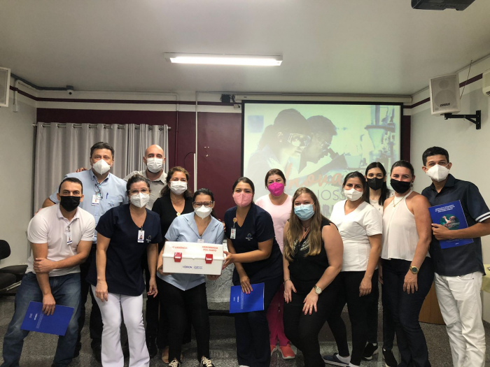 Colaboradores da Santa Casa de Jales participam de treinamento com apoio da DRS-XV