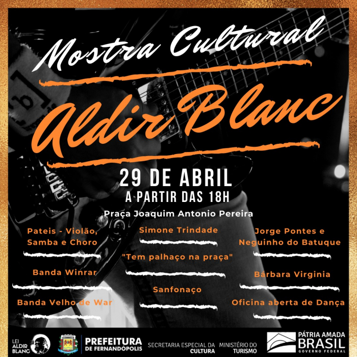 Prefeitura prepara ‘Mostra Cultural’ com diversos artistas na praça
