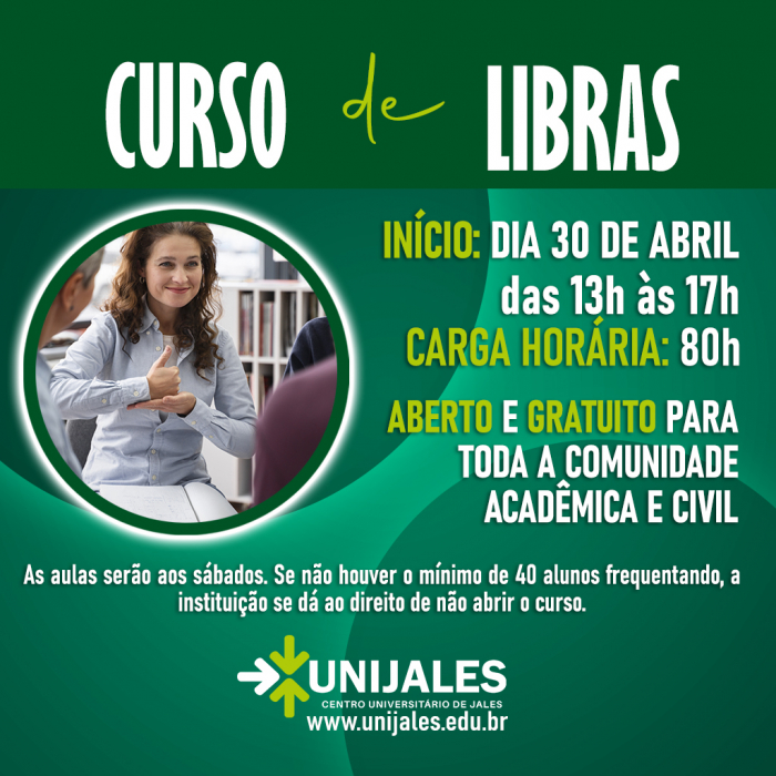 Unijales inicia cursos de nivelamento e de Libras gratuitos para a comunidade