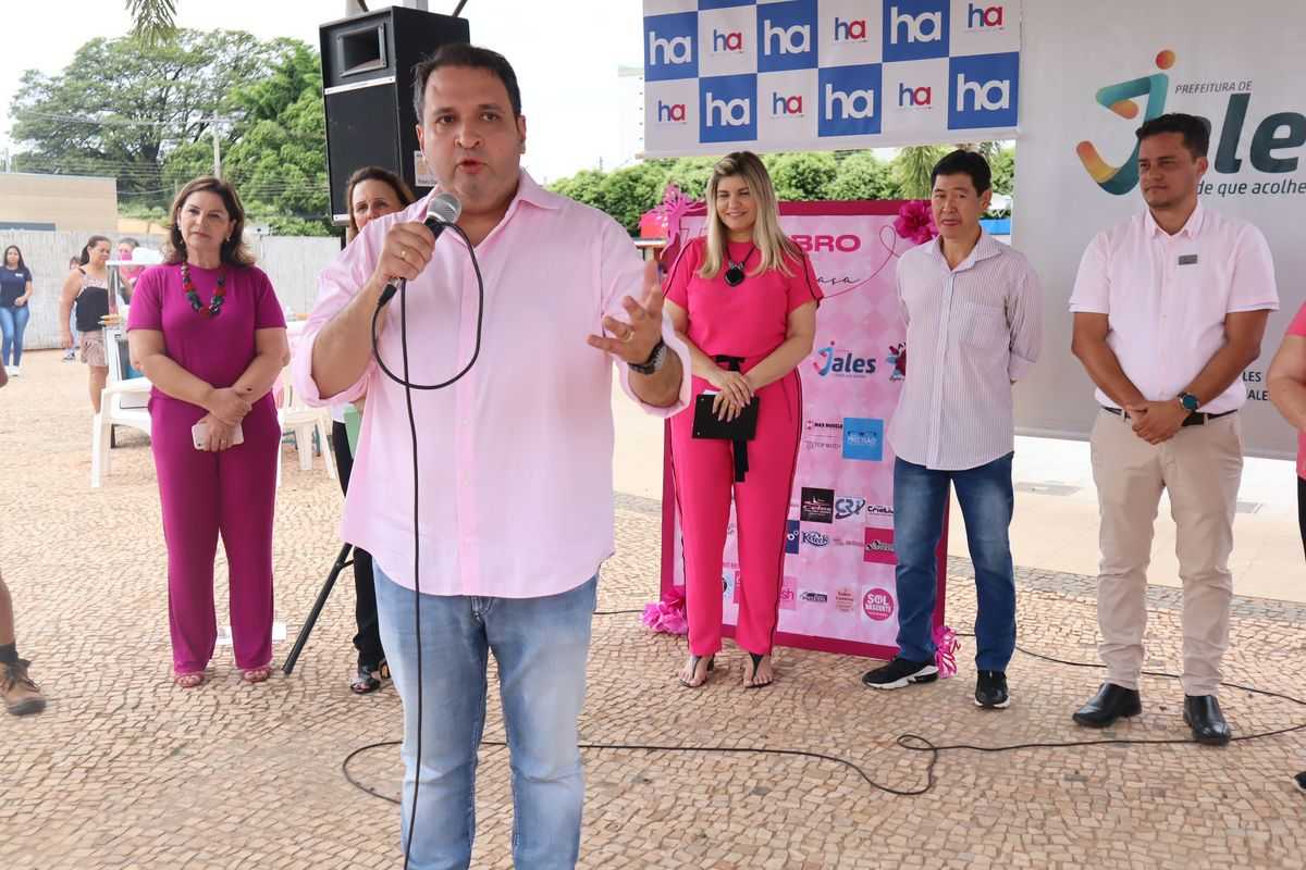 Hospital de Amor, Prefeitura, AVCC e parceiros realizam evento Outubro Rosa em Jales