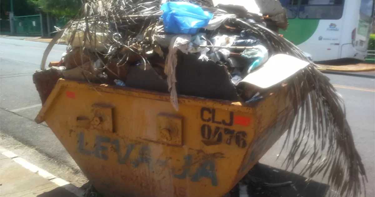 Fim da cobrança para caçambas: Prefeitura recomenda esperar fim de contrato com Jalespark