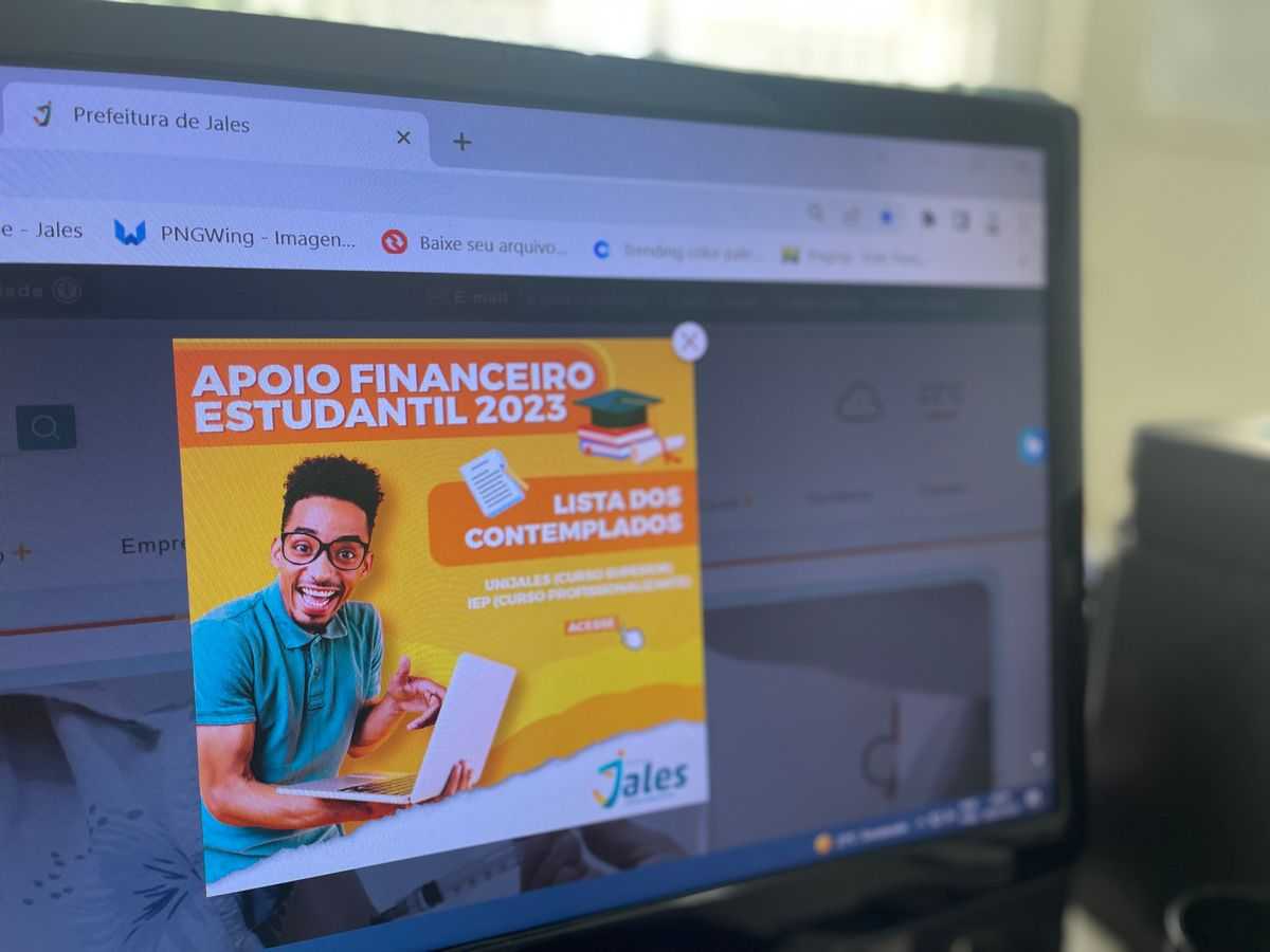 Prefeitura de Jales divulga alunos contemplados com Apoio Financeiro Estudantil