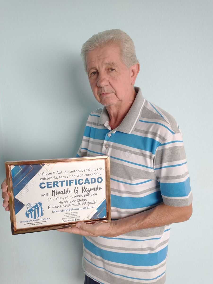 Nivaldo Rezende recebe homenagem por trajetória social e esportiva em Jales