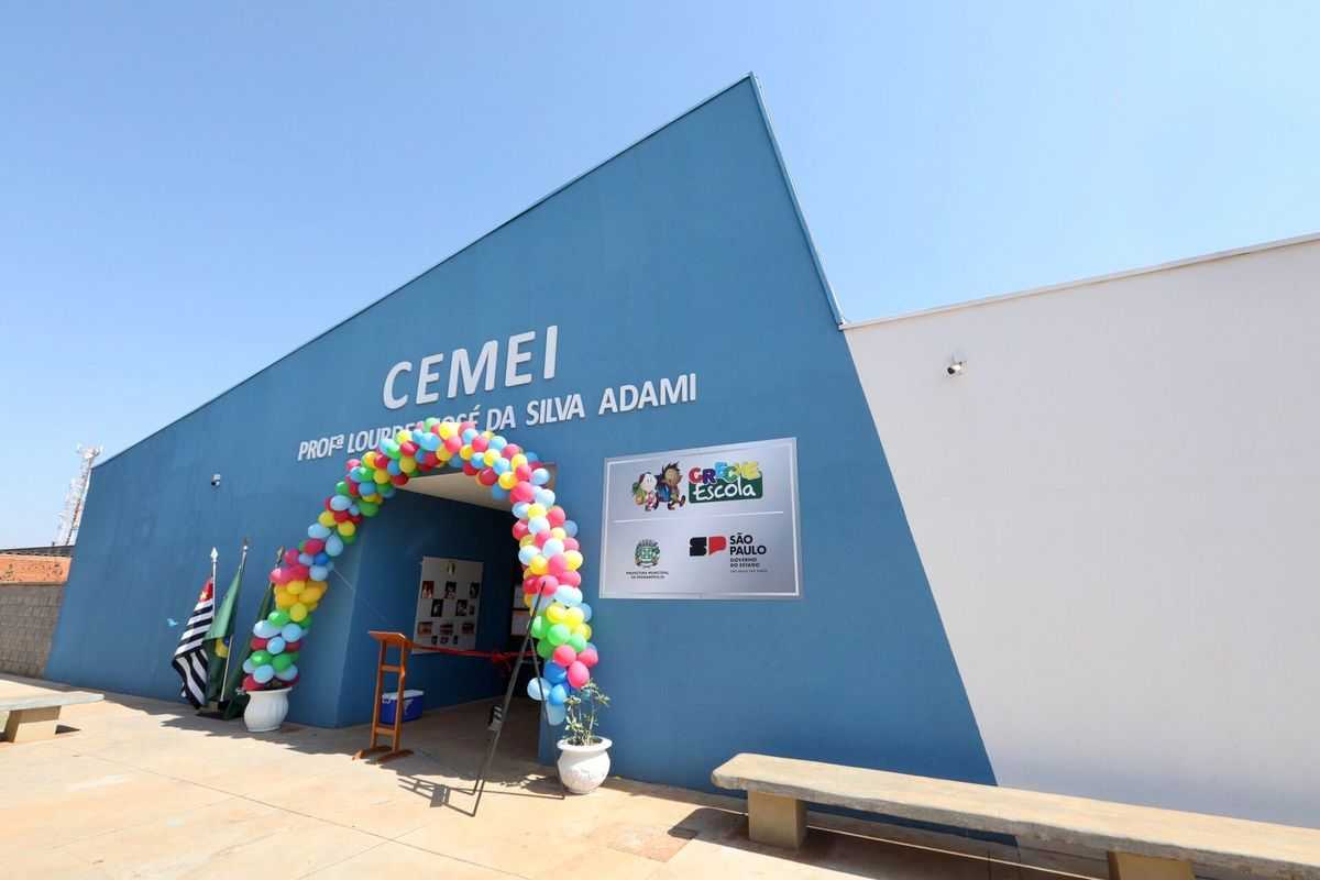 Governo de São Paulo entrega unidade do Programa Creche Escola em Pedranópolis
