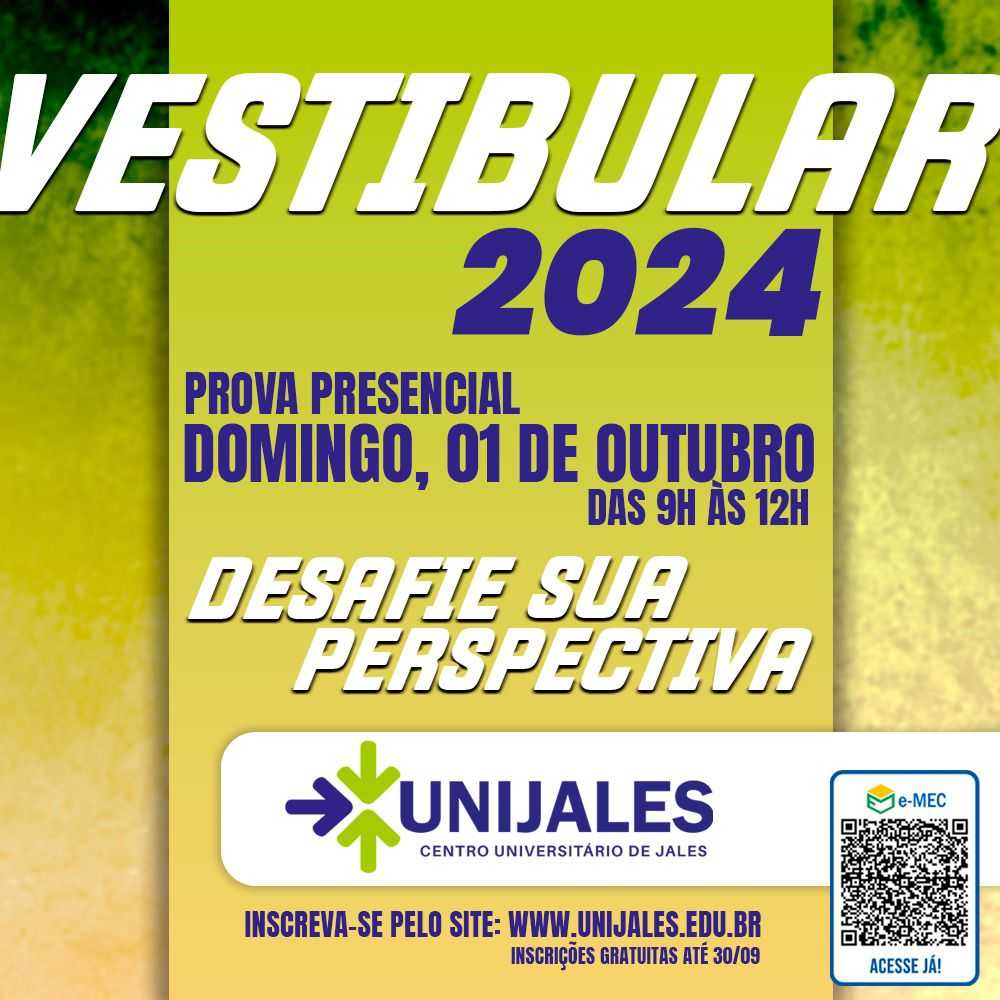 Vestibular do Centro Universitário de Jales será neste domingo