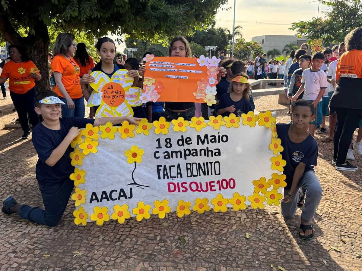 "Maio Laranja" é marcado por passeata, diversão e conscientização sobre o abuso e à exploração sexual infantil