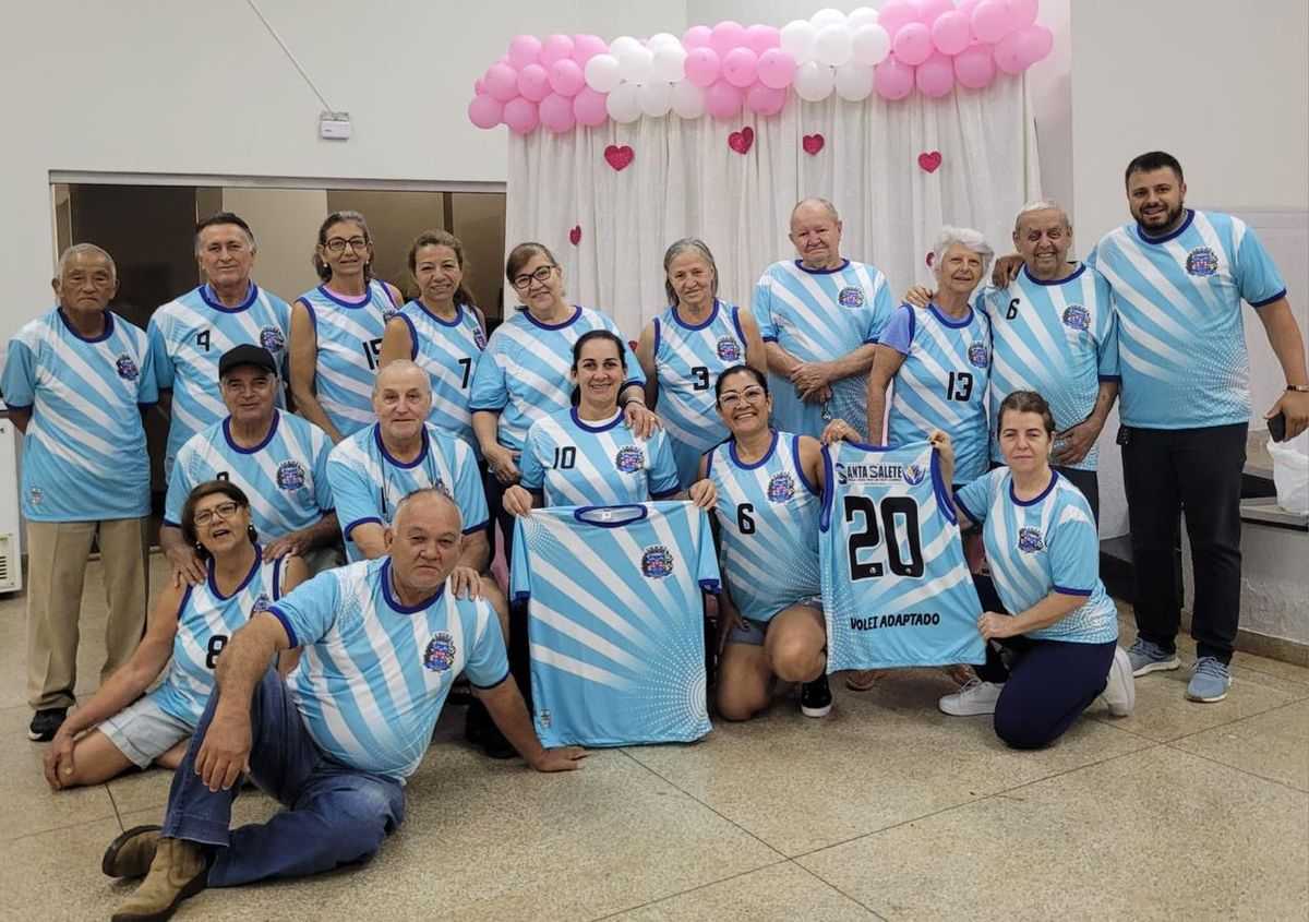 Prefeitura de Santa Salete realiza entrega de novos uniformes para equipes esportivas do município